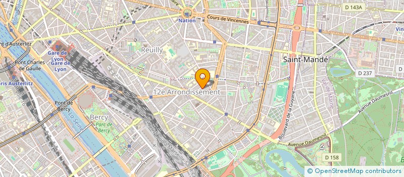 localisation de l'entreprise RSM 12  PARIS