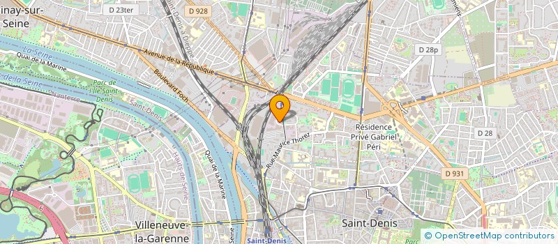 localisation de l'entreprise RSM à SAINT-DENIS