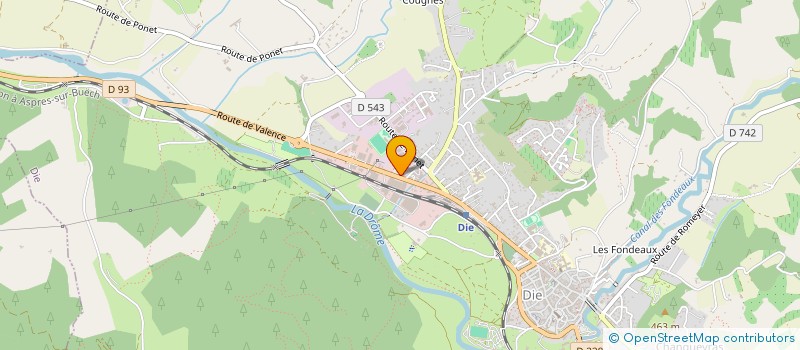localisation de l'entreprise RSM à DIE