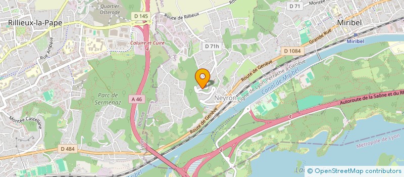 localisation de l'entreprise RSM  TASSIN-LA-DEMI-LUNE