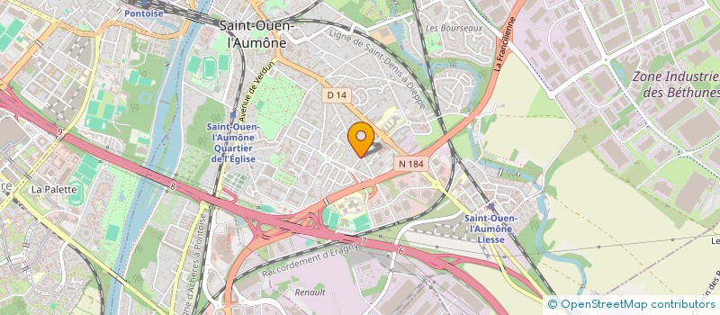 localisation de l'entreprise RSM AUTO à SAINT-OUEN-L'AUMONE