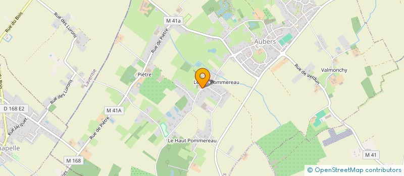 localisation de l'entreprise RSM FINANCIERE à AUBERS
