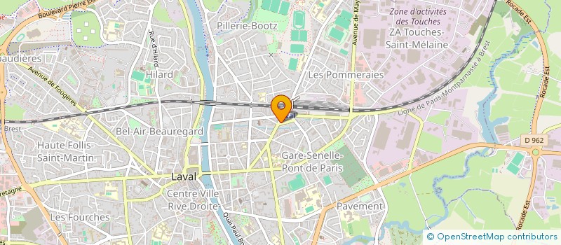 localisation de l'entreprise RSM FRANCE OUEST  LAVAL