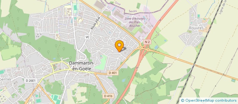 localisation de l'entreprise RSM SLF7 à DAMMARTIN-EN-GOELE