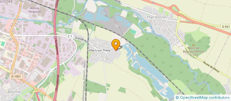 localisation de l'entreprise RSM TAXI  ALLONNE