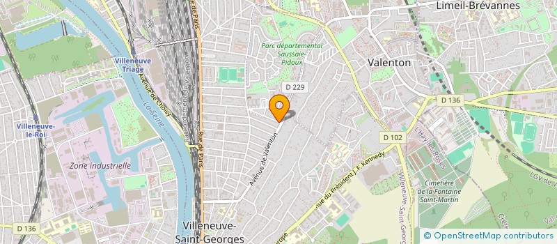 localisation de l'entreprise RSM TRANSPORT à VILLENEUVE-SAINT-GEORGES