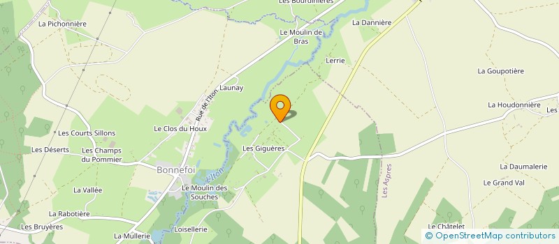 localisation de l'entreprise RSM3 à LES GENETTES
