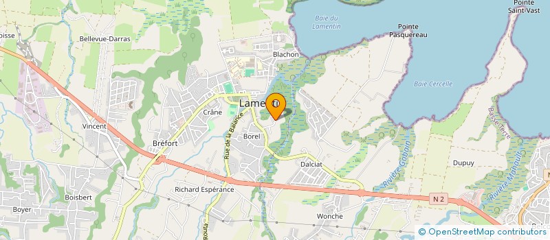 localisation de l'entreprise RSMD ECHAFAUDAGES  LAMENTIN