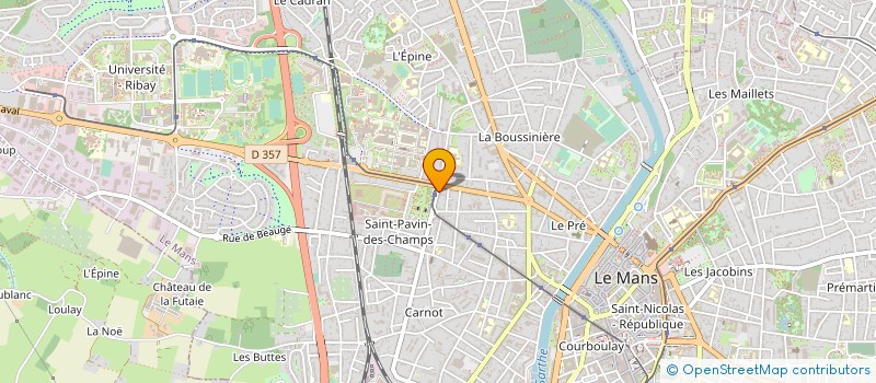 localisation de l'entreprise RSMO RESEAU DE SANTE LE MANS OUEST  LE MANS