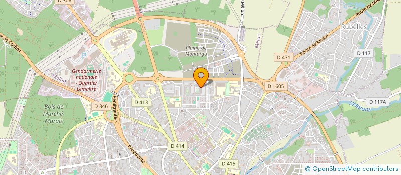 localisation de l'entreprise RSN RENOVATION à MELUN