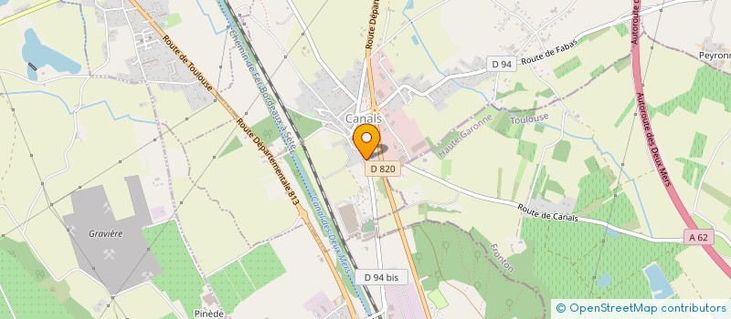 localisation de l'entreprise RSO  CANALS