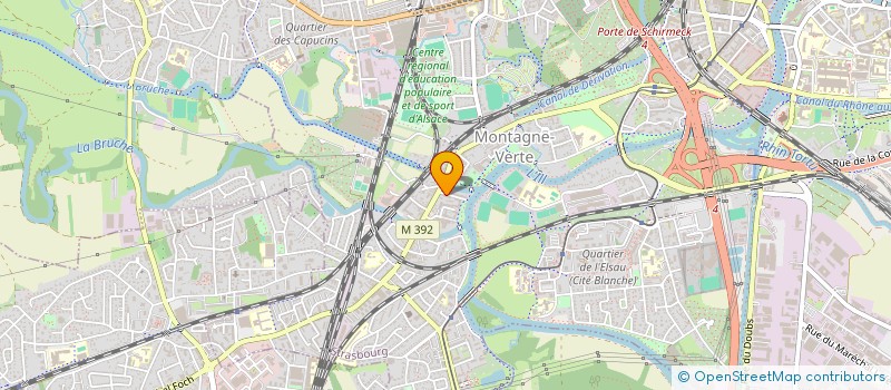 localisation de l'entreprise RSP 24 SERVICE à STRASBOURG