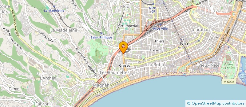 localisation de l'entreprise RSP à NICE