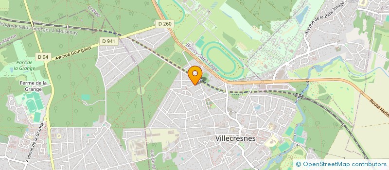 localisation de l'entreprise RSP  VILLECRESNES