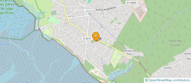 localisation de l'entreprise RSP DIAG  ARES