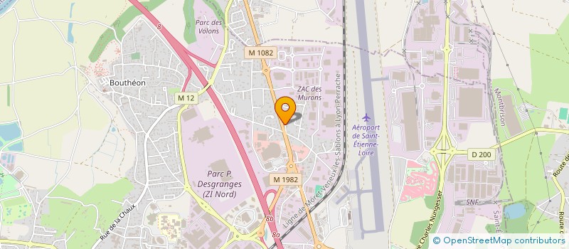 localisation de l'entreprise RSP IMMO  ANDREZIEUX-BOUTHEON