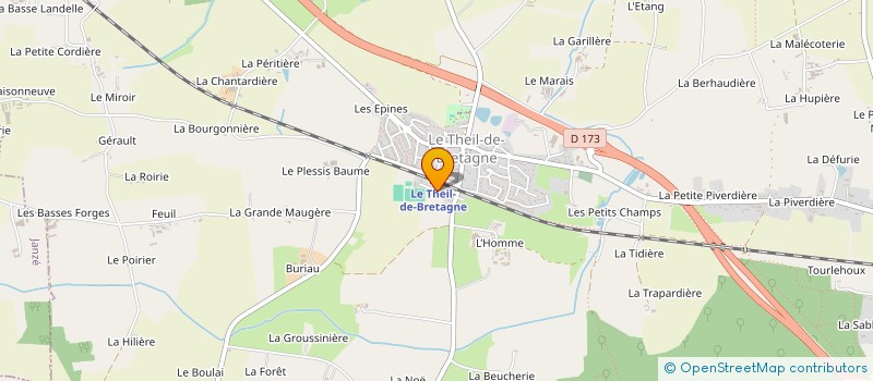 localisation de l'entreprise RSPEC  LE THEIL-DE-BRETAGNE
