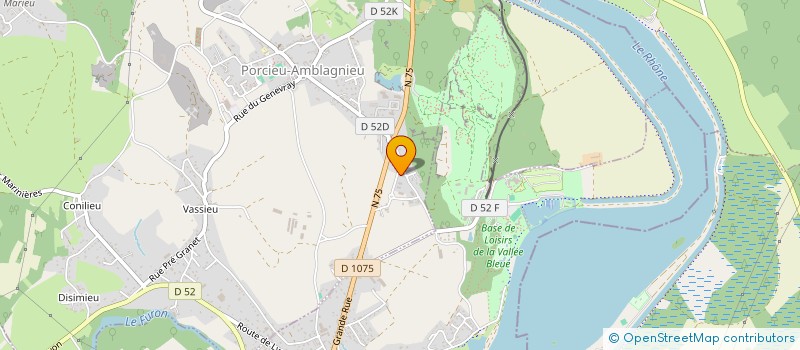 localisation de l'entreprise RSPM  PORCIEU-AMBLAGNIEU