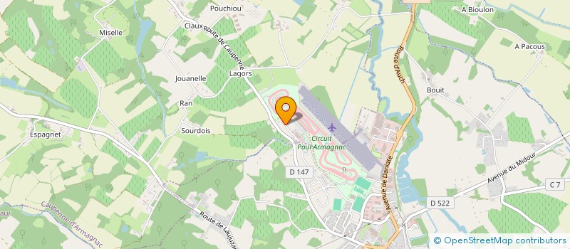 localisation de l'entreprise RSR  CAUPENNE-D'ARMAGNAC