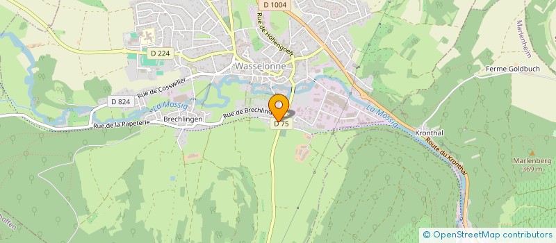 localisation de l'entreprise RSR à WASSELONNE