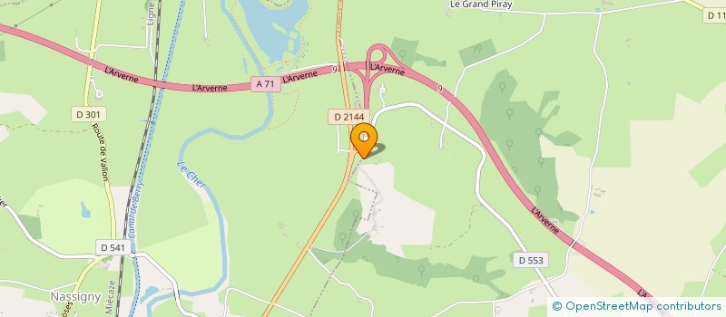 localisation de l'entreprise RSR AUTOMOBILES  MONTLUCON