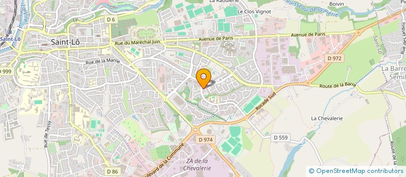 localisation de l'entreprise RSR DISTRIBUTION  SAINT-LO