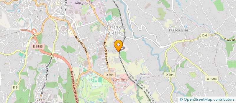 localisation de l'entreprise RSR FRANCE  GRASSE