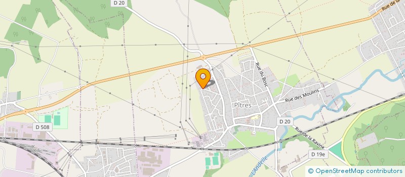 localisation de l'entreprise RSS27 (RETRO STATION SERVICE DE L'EURE)  PITRES