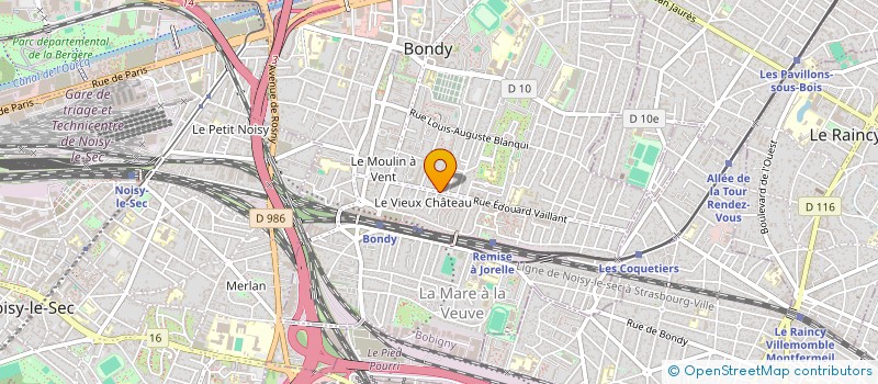 localisation de l'entreprise RSSN IMPORTS ET EXPORTS  BONDY