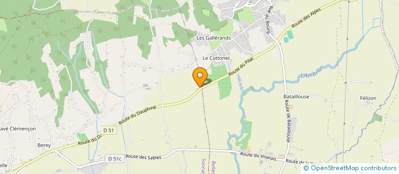 localisation de l'entreprise RST  SONNAY