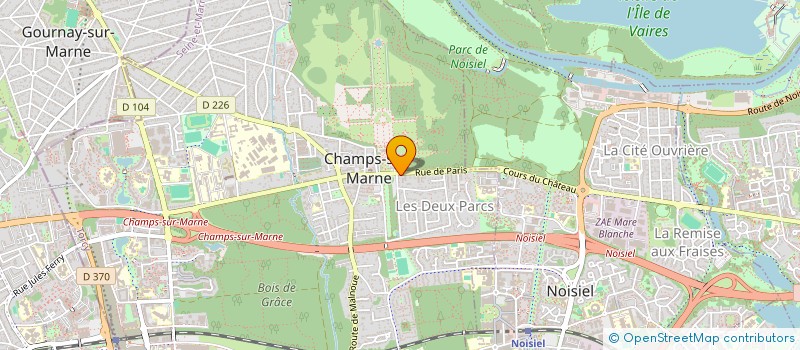 localisation de l'entreprise RST  CHAMPS-SUR-MARNE