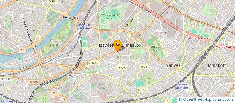 localisation de l'entreprise RST BATIMENT à ISSY-LES-MOULINEAUX