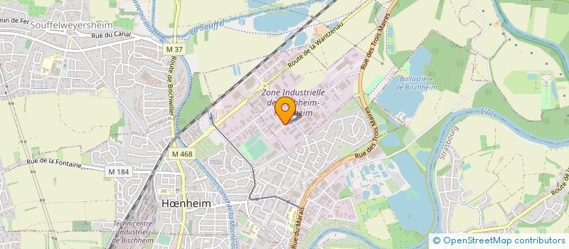 localisation de l'entreprise RSTB  HNHEIM