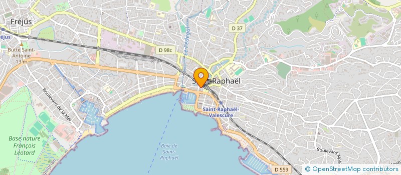 localisation de l'entreprise RSTG à SAINT-RAPHAEL