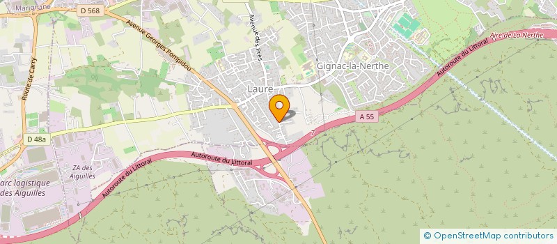 localisation de l'entreprise RSTP 13 à GIGNAC-LA-NERTHE