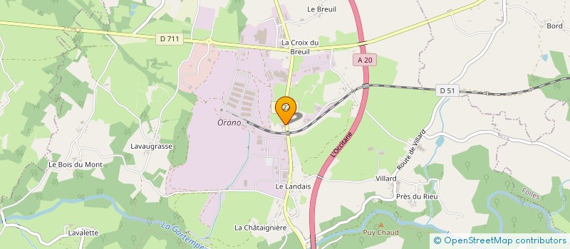 localisation de l'entreprise RSTP 87  BESSINES-SUR-GARTEMPE