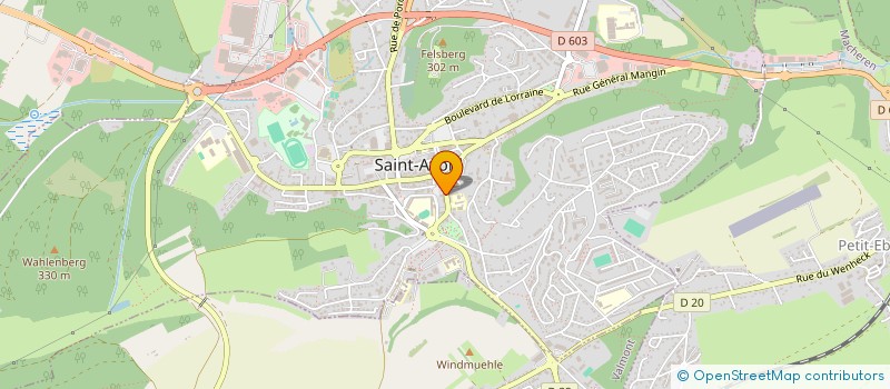 localisation de l'entreprise RSUT  SAINT-AVOLD