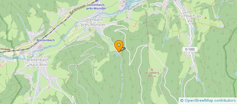 localisation de l'entreprise RSV  LUTTENBACH-PRES-MUNSTER