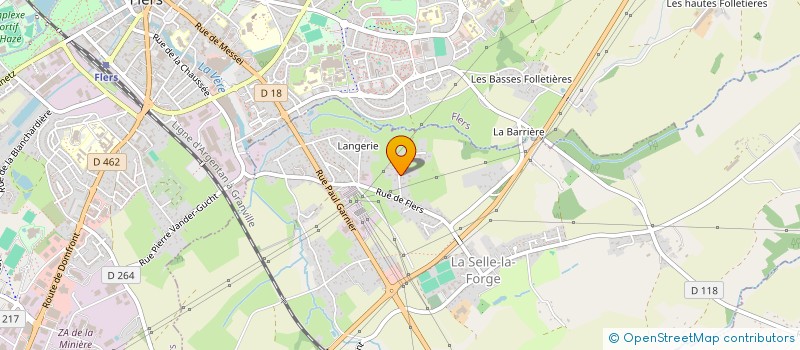 localisation de l'entreprise RSV à LA SELLE-LA-FORGE