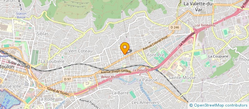 localisation de l'entreprise RSV CONSULTING  TOULON