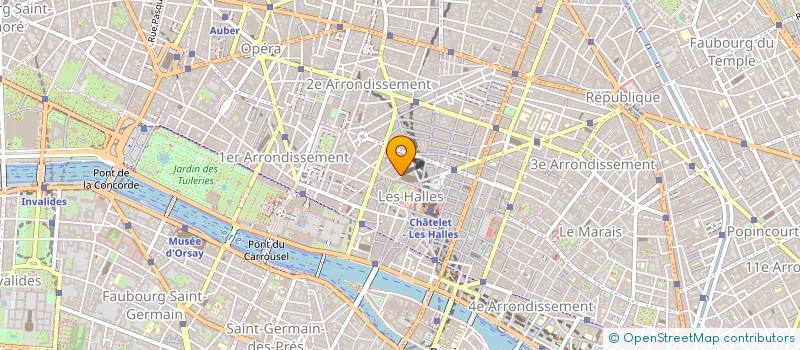 localisation de l'entreprise RSV INVEST à PARIS