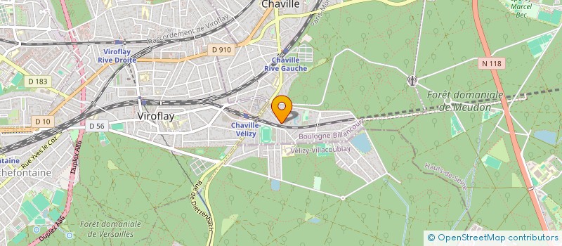 localisation de l'entreprise RSV2 à CHAVILLE