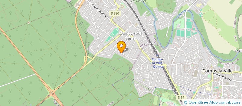 localisation de l'entreprise RSVB RENOVATION  QUINCY-SOUS-SENART