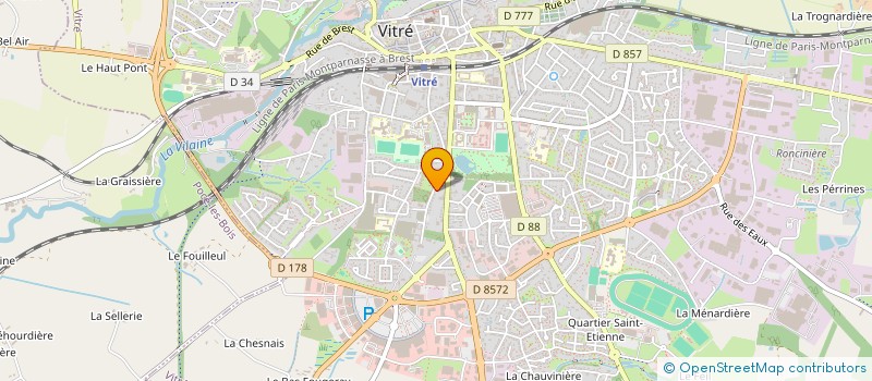 localisation de l'entreprise RSVC  VITRE