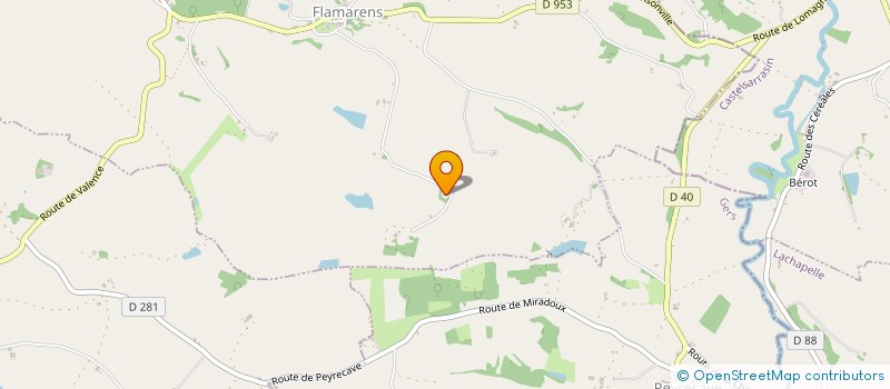 localisation de l'entreprise RSVG STUDIO  FLAMARENS