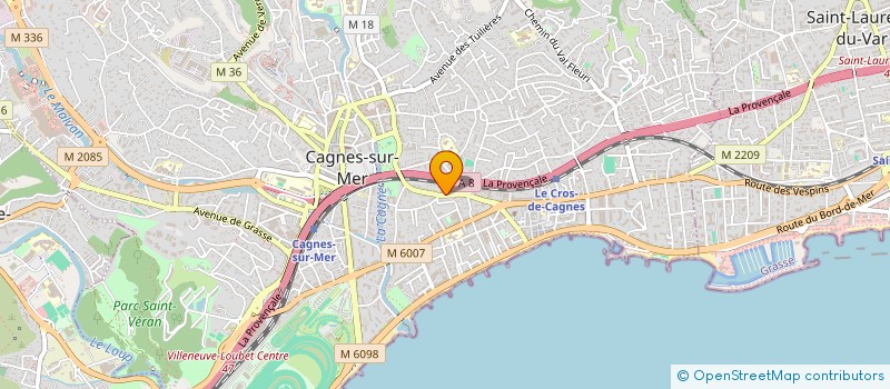 localisation de l'entreprise RSVP à CAGNES-SUR-MER