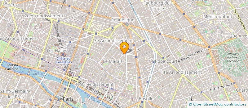 localisation de l'entreprise RSVP  PARIS