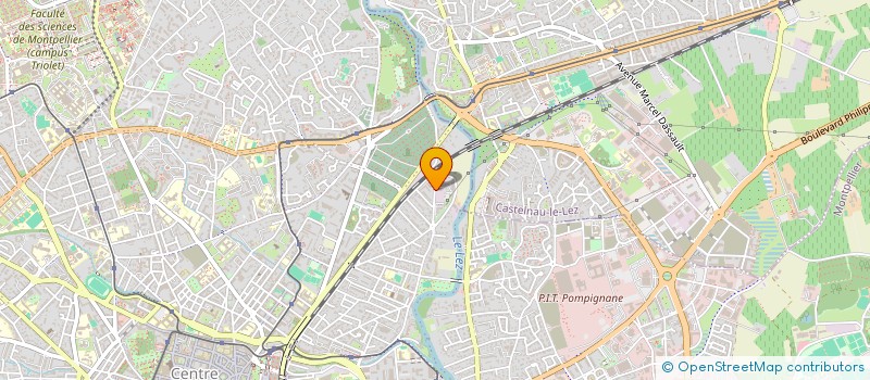 localisation de l'entreprise RSX à MONTPELLIER