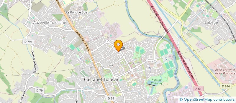 localisation de l'entreprise RSX7 à CASTANET-TOLOSAN