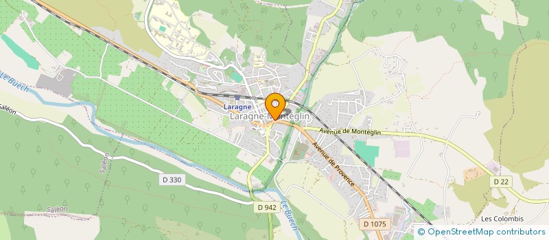 localisation de l'entreprise RT à LARAGNE-MONTEGLIN